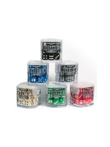 Warhammer - 20 dices 6 side Pack - Colour Chosen At Random (1 pack of 20 dice supplied)