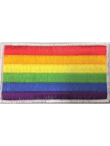 LGBT Rainbow Embroidered Flag Patch