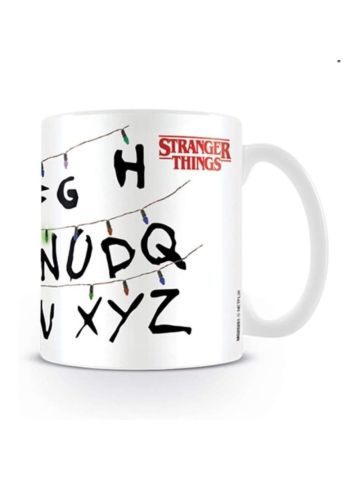 Stranger Things Ceramic Mug with Alphabet Lights Graphic in Presentation Box - Official Merchandise