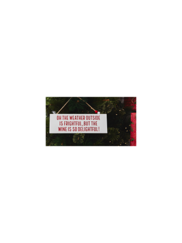 Funny Christmas Wall Plaque