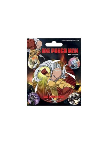 One Punch Man Vinyl Sticker, Multi-Color, 10 x 12.5cm