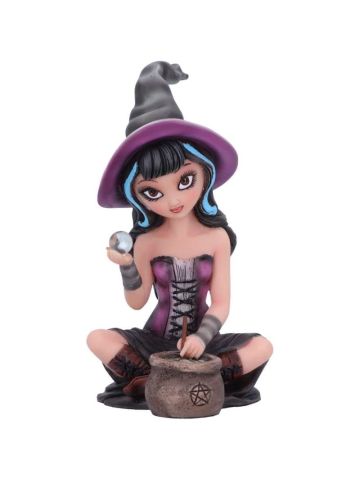 Pruedence Witch Figurine, Black, 15cm