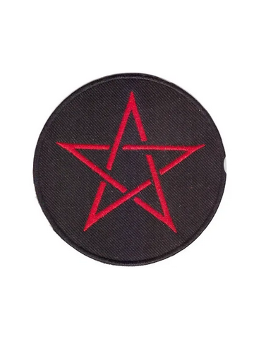 Pentagram Embroidered Patch