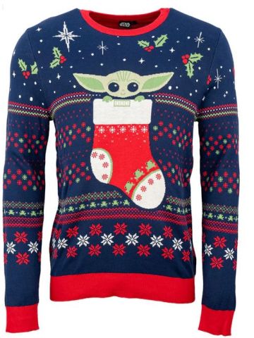 Star Wars - The Mandalorian - The Child Christmas Jumper - Size Large