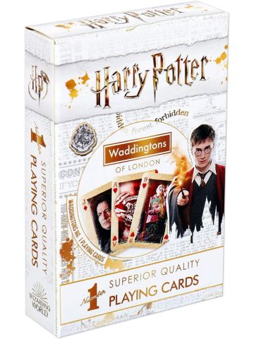 Waddingtons Number 1 Harry Potter Playing Card Game, enter the magical world of Hogwarts and play with Harry, Ron, Hermione, Dumbledore, Snape and Hagrid