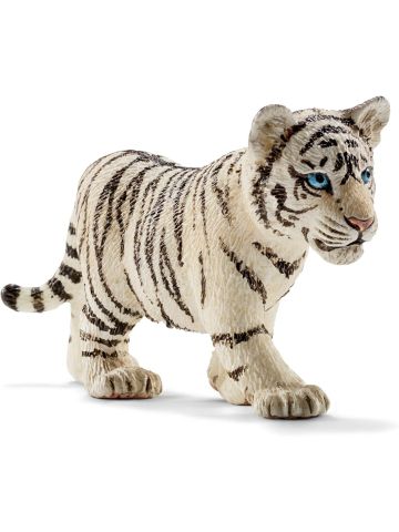 SCHLEICH Tiger cub, white Wild Life Toy Figurine 