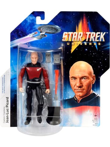 Bandai Star Trek Figure Captain Jean-Luc Picard | 5'' Captain Picard Star Trek The Next Generation Action Figure 