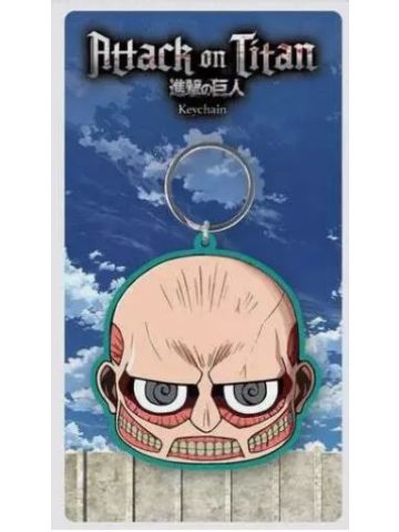 Keychain Attack On Titan Rubber Keychain