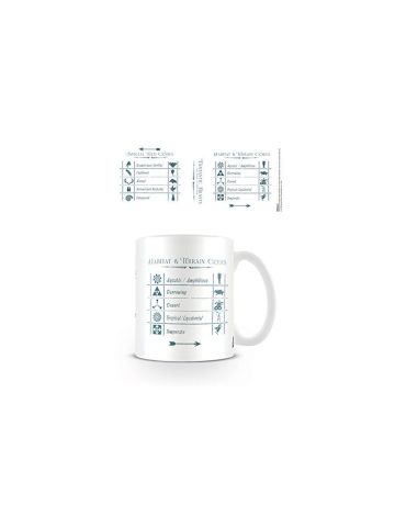 Fantastic Beasts Codes Ceramic Mug, Multicoloured
